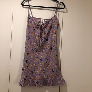 Collusion Floral Print Dress
